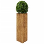 vidaXL Jardiniere de grădină 2 buc Triunghiular Oțel pentru intemperii vidaXL Jardiniere de grădină 2 buc Triunghiular Oțel pentru intemperii