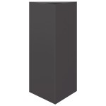 vidaXL Jardinieră de grădină negru, 40x34,5x70 cm, oțel, triunghiulară vidaXL Jardinieră de grădină negru, 40x34,5x70 cm, oțel, triunghiulară