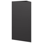 vidaXL Jardinieră de grădină negru, 40x34,5x70 cm, oțel, triunghiulară vidaXL Jardinieră de grădină negru, 40x34,5x70 cm, oțel, triunghiulară