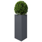 vidaXL Jardiniere grădină, 2 buc. antracit 40x34,5x70 cm oțel triunghi vidaXL Jardiniere grădină, 2 buc. antracit 40x34,5x70 cm oțel triunghi