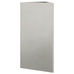 vidaXL Jardinieră de grădină, 40x34,5x70 cm, oțel inoxidabil, triunghi vidaXL Jardinieră de grădină, 40x34,5x70 cm, oțel inoxidabil, triunghi