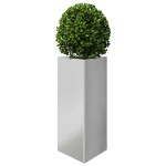 vidaXL Jardinieră de grădină, 40x40x75 cm, oțel galvanizat, triunghi vidaXL Jardinieră de grădină, 40x40x75 cm, oțel galvanizat, triunghi