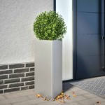 vidaXL Jardiniere grădină, 2 buc. 40x40x75 cm oțel galvanizat triunghi vidaXL Jardiniere grădină, 2 buc. 40x40x75 cm oțel galvanizat triunghi