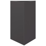 vidaXL Jardinieră de grădină negru, 50x43x75 cm, oțel, triunghiulară vidaXL Jardinieră de grădină negru, 50x43x75 cm, oțel, triunghiulară