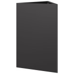 vidaXL Jardinieră de grădină negru, 50x43x75 cm, oțel, triunghiulară vidaXL Jardinieră de grădină negru, 50x43x75 cm, oțel, triunghiulară