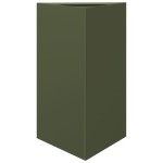 vidaXL Jardiniere grădină, 2 buc., verde, 50x43x75 cm, oțel, triunghi vidaXL Jardiniere grădină, 2 buc., verde, 50x43x75 cm, oțel, triunghi