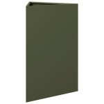 vidaXL Jardiniere grădină, 2 buc., verde, 50x43x75 cm, oțel, triunghi vidaXL Jardiniere grădină, 2 buc., verde, 50x43x75 cm, oțel, triunghi