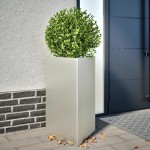 vidaXL Jardiniere grădină, 2 buc. 50x43x75 cm oțel inoxidabil triunghi vidaXL Jardiniere grădină, 2 buc. 50x43x75 cm oțel inoxidabil triunghi