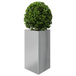 vidaXL Jardiniere grădină, 2 buc. 50x43x75 cm oțel galvanizat triunghi