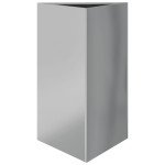 vidaXL Jardiniere grădină, 2 buc. 50x43x75 cm oțel galvanizat triunghi