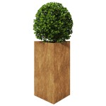 vidaXL Jardiniere de grădină 2 buc Triunghiular Oțel pentru intemperii vidaXL Jardiniere de grădină 2 buc Triunghiular Oțel pentru intemperii