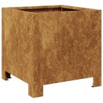 vidaXL Jardiniere de grădină 2 buc 30x30x30 cm Oțel pentru intemperii vidaXL Jardiniere de grădină 2 buc 30x30x30 cm Oțel pentru intemperii