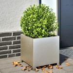vidaXL Jardiniere grădină, 2 buc., 40x40x40 cm, oțel inoxidabil vidaXL Jardiniere grădină, 2 buc., 40x40x40 cm, oțel inoxidabil