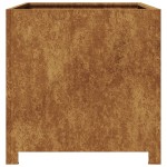 vidaXL Jardinier de grădină 50x50x50 cm Oțel pentru intemperii