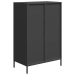 vidaXL Dulap înalt, negru, 68x39x101,5 cm, oțel
