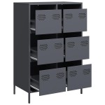 vidaXL Dulap înalt, antracit, 68x39x101,5 cm, oțel vidaXL Dulap înalt, antracit, 68x39x101,5 cm, oțel