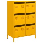 vidaXL Dulap înalt, galben muștar, 68x39x101,5 cm, oțel vidaXL Dulap înalt, galben muștar, 68x39x101,5 cm, oțel