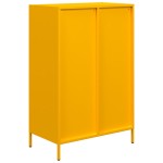vidaXL Dulap înalt, galben muștar, 68x39x101,5 cm, oțel vidaXL Dulap înalt, galben muștar, 68x39x101,5 cm, oțel