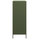 vidaXL Dulap înalt, verde măsliniu, 68x39x101,5 cm, oțel