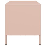 vidaXL Dulap TV, roz, 68x39x43,5 cm, oțel laminat la rece vidaXL Dulap TV, roz, 68x39x43,5 cm, oțel laminat la rece