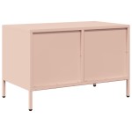 vidaXL Dulap TV, roz, 68x39x43,5 cm, oțel laminat la rece vidaXL Dulap TV, roz, 68x39x43,5 cm, oțel laminat la rece