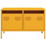 vidaXL Dulap TV, galben muștar, 68x39x43,5 cm, oțel laminat la rece