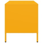 vidaXL Dulap TV, galben muștar, 68x39x43,5 cm, oțel laminat la rece