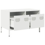 vidaXL Dulap TV, alb, 68x39x43,5 cm, oțel laminat la rece vidaXL Dulap TV, alb, 68x39x43,5 cm, oțel laminat la rece