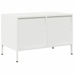 vidaXL Dulap TV, alb, 68x39x43,5 cm, oțel laminat la rece vidaXL Dulap TV, alb, 68x39x43,5 cm, oțel laminat la rece