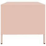 vidaXL Dulap TV, roz, 68x50x43,5 cm, oțel laminat la rece
