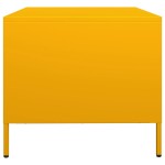 vidaXL Dulap TV, galben muștar, 68x50x43,5 cm, oțel laminat la rece