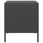 vidaXL Noptiere, 2 buc., negru, 35x39x43,5 cm, oțel vidaXL Noptiere, 2 buc., negru, 35x39x43,5 cm, oțel