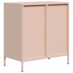 vidaXL Dulap, roz, 68x39x73,5 cm, oțel laminat la rece vidaXL Dulap, roz, 68x39x73,5 cm, oțel laminat la rece