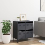 vidaXL Dulap, antracit, 68x39x73,5 cm, oțel laminat la rece