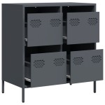 vidaXL Dulap, antracit, 68x39x73,5 cm, oțel laminat la rece