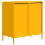 vidaXL Dulap, galben muștar, 68x39x73,5 cm, oțel laminat la rece