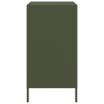 vidaXL Dulap, verde măsliniu, 68x39x73,5 cm, oțel laminat la rece