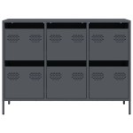 vidaXL Dulap, antracit, 101,5x39x73,5 cm, oțel laminat la rece vidaXL Dulap, antracit, 101,5x39x73,5 cm, oțel laminat la rece