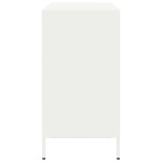 vidaXL Dulap, alb, 101,5x39x73,5 cm, oțel laminat la rece
