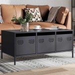 vidaXL Măsuță de cafea antracit 101,5x50x43,5 cm, oțel laminat la rece vidaXL Măsuță de cafea antracit 101,5x50x43,5 cm, oțel laminat la rece