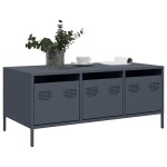 vidaXL Măsuță de cafea antracit 101,5x50x43,5 cm, oțel laminat la rece vidaXL Măsuță de cafea antracit 101,5x50x43,5 cm, oțel laminat la rece