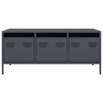 vidaXL Măsuță de cafea antracit 101,5x50x43,5 cm, oțel laminat la rece vidaXL Măsuță de cafea antracit 101,5x50x43,5 cm, oțel laminat la rece