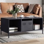 vidaXL Măsuță de cafea, antracit 101,5x50x43,5 cm oțel laminat la rece vidaXL Măsuță de cafea, antracit 101,5x50x43,5 cm oțel laminat la rece