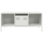 vidaXL Măsuță de cafea, negru, 101,5x50x43,5 cm, oțel laminat la rece vidaXL Măsuță de cafea, negru, 101,5x50x43,5 cm, oțel laminat la rece