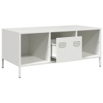 vidaXL Măsuță de cafea, negru, 101,5x50x43,5 cm, oțel laminat la rece vidaXL Măsuță de cafea, negru, 101,5x50x43,5 cm, oțel laminat la rece