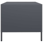 vidaXL Măsuță de cafea, antracit, 68,5x50x43,5cm, oțel laminat la rece vidaXL Măsuță de cafea, antracit, 68,5x50x43,5cm, oțel laminat la rece