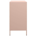 vidaXL Dulap, roz, 68x39x73,5 cm, oțel laminat la rece