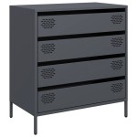 vidaXL Dulap, antracit, 68x39x73,5 cm, oțel laminat la rece