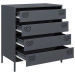 vidaXL Dulap, antracit, 68x39x73,5 cm, oțel laminat la rece