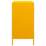 vidaXL Dulap, galben muștar, 68x39x73,5 cm, oțel laminat la rece vidaXL Dulap, galben muștar, 68x39x73,5 cm, oțel laminat la rece